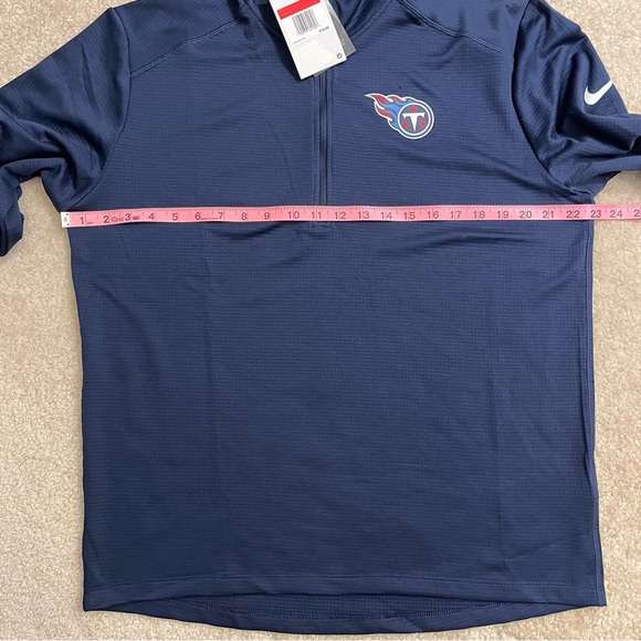 NEW Tennessee Titans Nike Shirt Mens Large Blue Long Sleeve NFL Pullover Casual - Picture 9 of 12